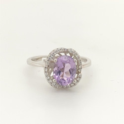 天然紫水晶戒指-ZRAT060