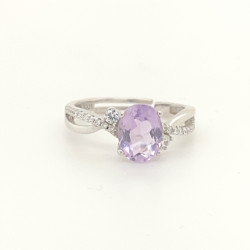 天然紫水晶戒指-ZRAT081
