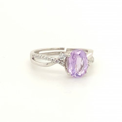 天然紫水晶戒指-ZRAT081