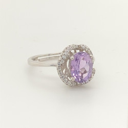 天然紫水晶戒指-ZRAT060