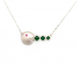 天然翡翠項鍊-ZGLJA002