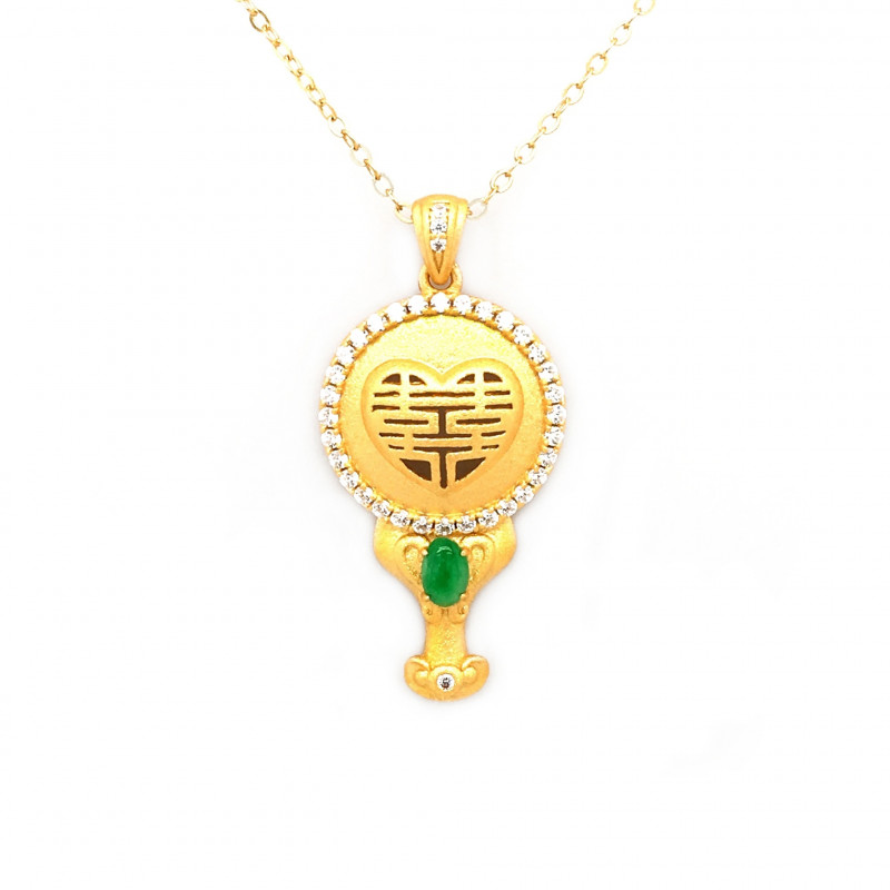 天然翡翠墜飾-ZGTJA007