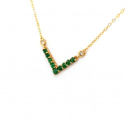 天然翡翠項鍊-ZLJA004