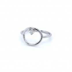 莫桑鑽戒指-KRMO313