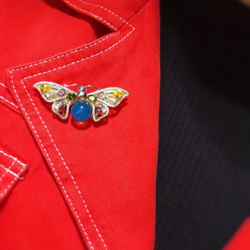 天然墨西哥藍珀胸針/吊墜兩用款-A1904044598