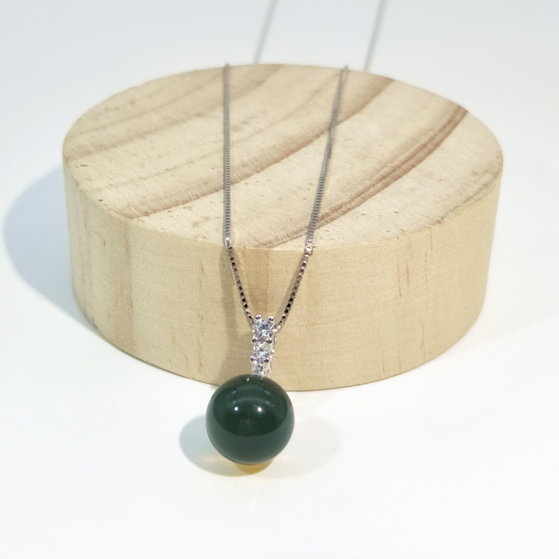 天然墨西哥藍珀吊墜-Q1904030623