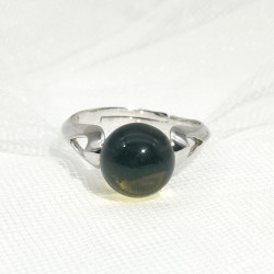 天然墨西哥藍珀戒指-ZRAM008