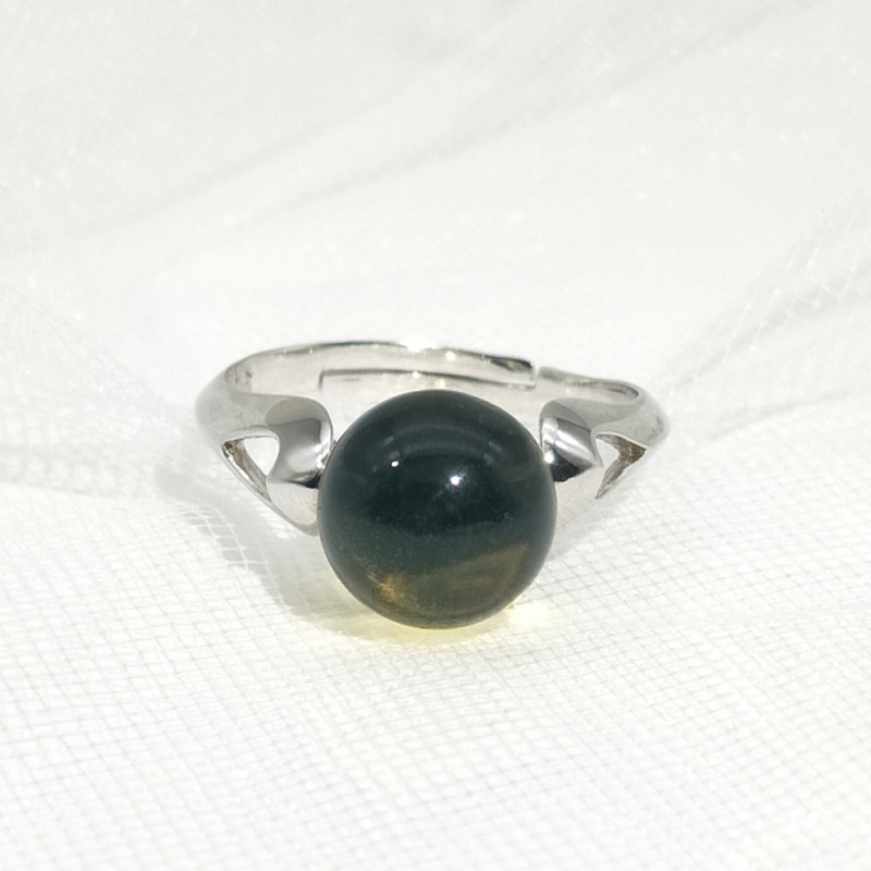 天然墨西哥藍珀戒指-ZRAM008