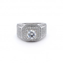 莫桑鑽戒指-KRMO502