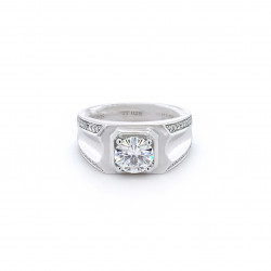 莫桑鑽戒指-KRMO513