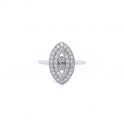 莫桑鑽戒指-KRMO338